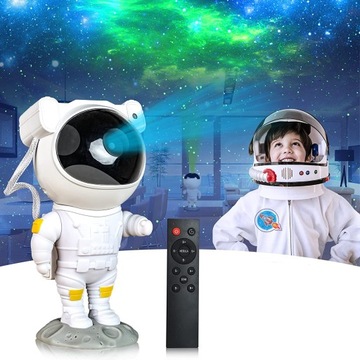 Lampka nocna projektora LED Starry Sky Astronauta Galaxy Astronaut
