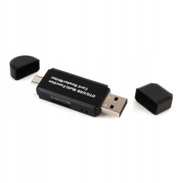 Czytnik kart 3 w 1 USB-C typu C Micro USB OTG