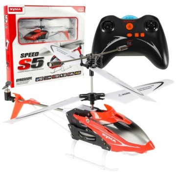 Гелікоптер дистанційно на пульті керування RC SYMA S5 3CH червоний
