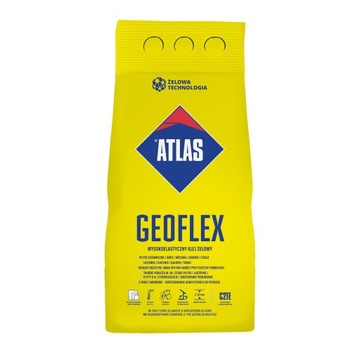 ATLAS GEOFLEX KLEJ ELASTYCZNY ŻELOWY SZARY 10KG