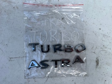 OPEL ASTRA J 4 IV NÁPIS ZNAK NA KRYT KUFRU TURBO