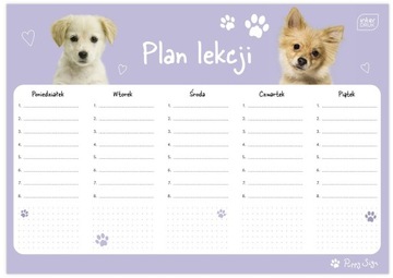 PLAN LEKCJI A4 PUPPY T648
