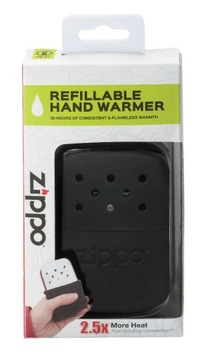 Грелка для рук Zippo Black Black Petrol + Zippo бензин 125мл