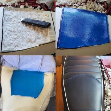 ГЕЛЕВЫЙ КОВрик ВСТАВКА ДЛЯ СИДЕНЬЯ ДЛЯ МОТОЦИКЛА ГЕЛЕВЫЙ МОТОРНЫЙ МОТОР Сделай сам 25x25x2