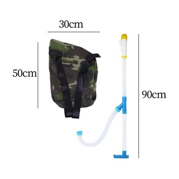 Ręczny rozsiewacz nawozów o dużej pojemności, regulowany pasek na ramię,