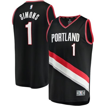 Koszulka do koszykówki Anfernee Simons Portland Trail Blazers