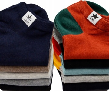 10 ПАР хлопковых носков FOOT COLORFUL