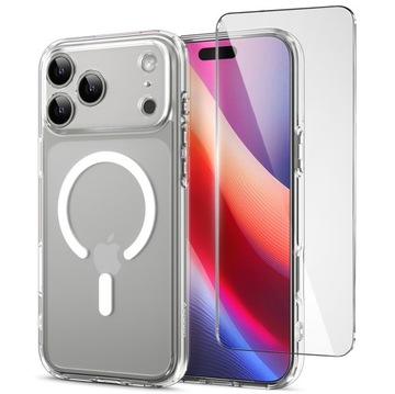 ETUI SPIGEN do iPhone 17 Pro, Ultra Hybrid Mag, case do MagSafe + Szkło