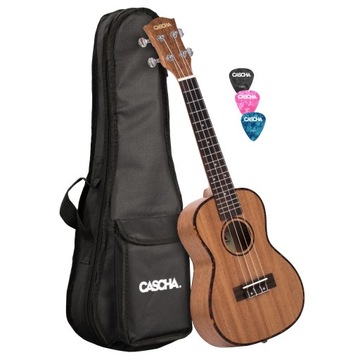 CASCHA PREMIUM MAHOGANY CONCERT UKULELE KONCERTOWE