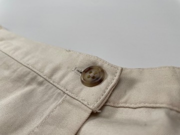 Базовая однотонная юбка и брюки, мини бежевого цвета, 100% хлопок TALBOTS, размер XL (18)