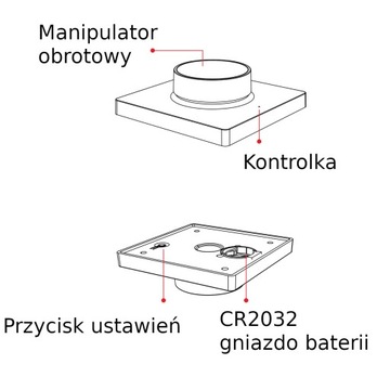 СВЕТОДИОДНЫЙ КОНТРОЛЛЕР НАСТЕННАЯ ПАНЕЛЬ K1 ЧЕРНЫЙ