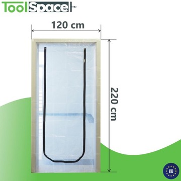 ПЫЛЕЗАВЕСА ДЛЯ РЕМОНТИРОВАННОЙ ДВЕРИ 120 x 220см