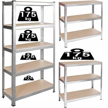 REGAŁ MAGAZYNOWY 2w1 METALOWY 180x90x40 MOCNY HIGHT-TECH