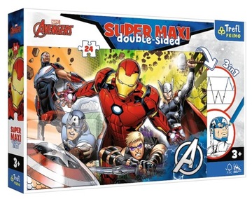 PUZZLE SUPER MAXI 24 EL SILNI AVENGERSI