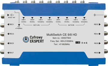 MultiSwitch CE na 2 pozycje SAT