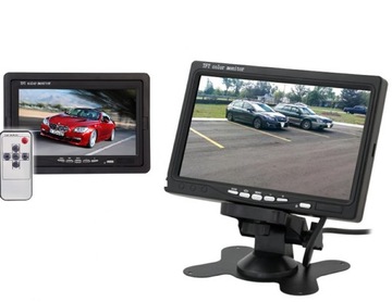 MONITOR 7 do kamer cofania BUS Traktor Koparka