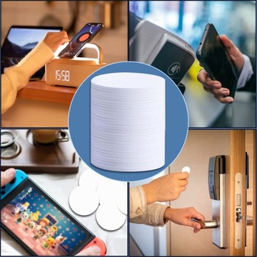 МАРКЕР ДЛЯ NFC-КАРТ ПУСТАЯ БИРКА С ЧИПАМИ NFC МОНЕТЫ NFC-КАРТА 50 ШТ.