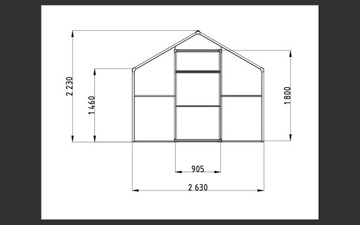 Деревянная садовая теплица