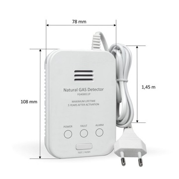 FG4000P Czujnik Gazu Ziemnego