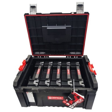 SKRZYNKA QS PRO TOOLBOX 2.0 + 5 ORGANIZERÓW MULTI