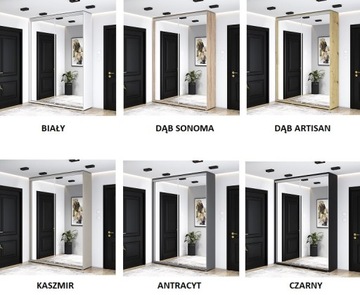 Шкаф-купе ВЕРА - 2 ЗЕРКАЛА 120x242x45 ВЫСОКОЕ