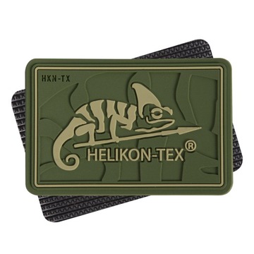 [Helikon] Emblemat Logo Olive Green PVC