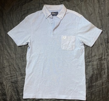 FRED PERRY/ Slim Fit ORYGINALNE NIEBIESKIE POLO /S