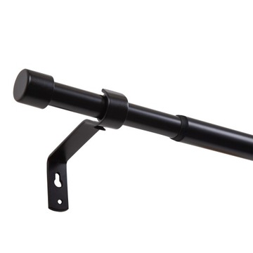 KARNISZ TELESKOPOWY SCOPE 120-210CM CZARNY