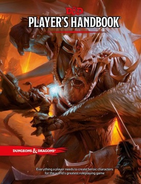 PODRĘCZNIK DUNGEONS AND DRAGONS: PLAYERS HANDBOOK (ED. ANGIELSKA)
