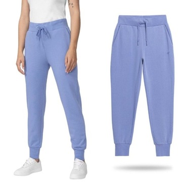 SPODNIE DAMSKIE 4F DRESOWE JOGGERY WYGODNE SPORTOWE NA CO DZIEŃ