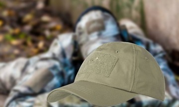 Helikon Baseball PolyCotton Ripstop Adaptive Зеленая бейсболка