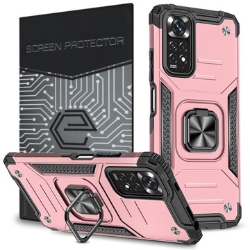 ETUI PANCERNE CASE OBUDOWA + SZKŁO SZYBKA do XIAOMI REDMI NOTE 11 / 11S