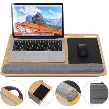 MOZOS ERGO-WOOD BAMBUSOWA PODSTAWKA POD LAPTOPA PREMIUM KOMPUTER NA KOLANA