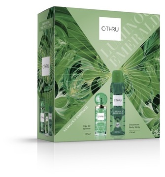 C-THRU LUMINOUS EMERALD ZESTAW EDT 30ml+SPRAY 150m
