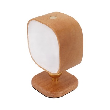 Drewniana magnetyczna lampa ścienna przenośna