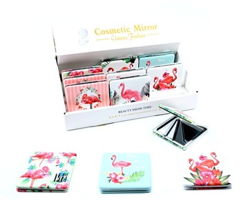 ПЛАМЯНОЕ СКЛАДНОЕ КАРМАННОЕ ЗЕРКАЛО, РАЗНЫЕ ЦВЕТА