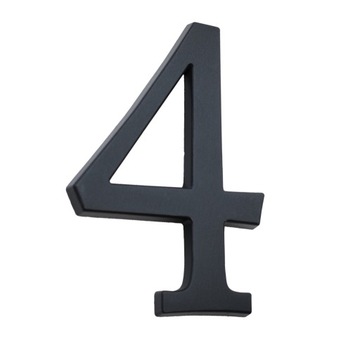 НОМЕР ДОМА, ЦИФРЫ ДЛЯ ДОМА, БУКВЫ графит 4