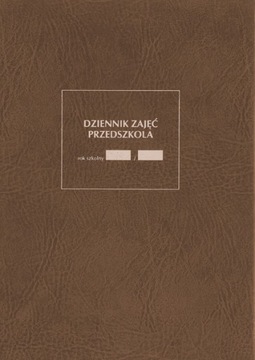 Dziennik zajęć przedszkolnych TYPOGRAF