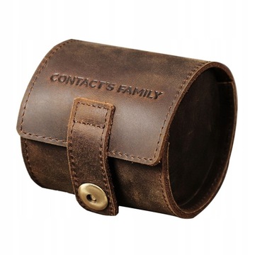 Drewniane pudełko z biżuterią gablota Watch Roll