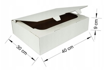 CAKE BOX, закрытая коробка для тортов, пончиков, 40x30x9см, 5 шт.