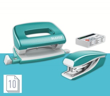 Установите Stapler и Hole Punch Leitz Mini WOW X2