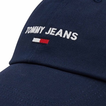 TOMMY JEANS HILFIGER CZAPKA Z DASZKIEM BEJSBOLÓWKA