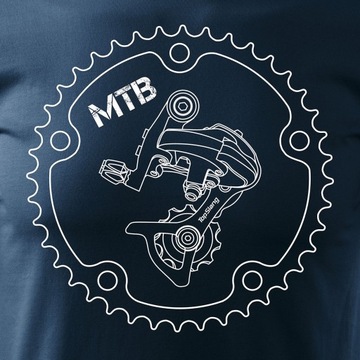 Koszulka rowerowa z przerzutką dla rowerzysty MTB kolarza na prezent