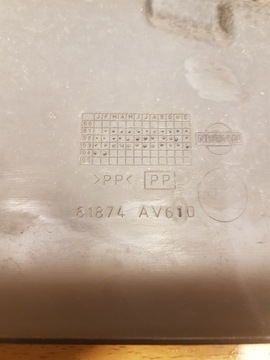 KRYT PÁSY PŘEDNÍHO NISSAN PRIME P12
