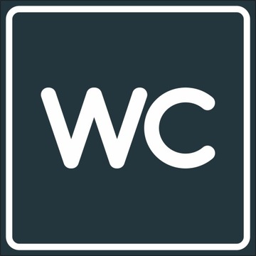 TOALETA MĘSKA DAMSKA TABLICZKA PIKTOGRAM WC ALU
