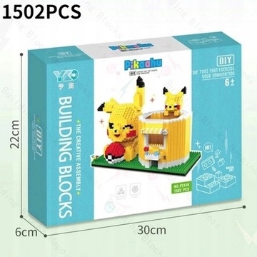 Блоки Pokemon PIKACHU Pikachu 5300 шт. 3D0 ФИГУРА