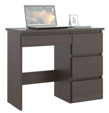 Biurko komputerowe z szufladami Beta 3 Wenge