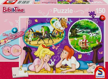 PUZZLE Z BAJKI BIBI I TINA DLA DZIECI 7+ WYSOKA JAKOŚĆ 150 ELEMENTÓW
