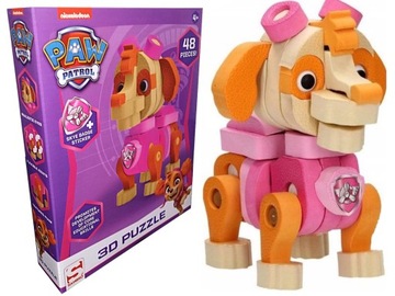 PSI PATROL PUZZLE 3D SKYE 48elementów