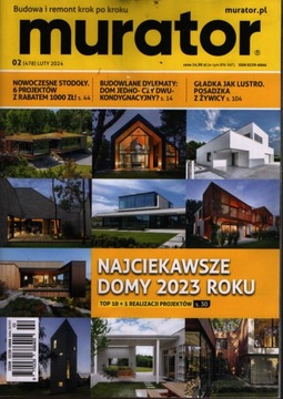 2/2024 Murator Najciekawsze domy 2023 roku